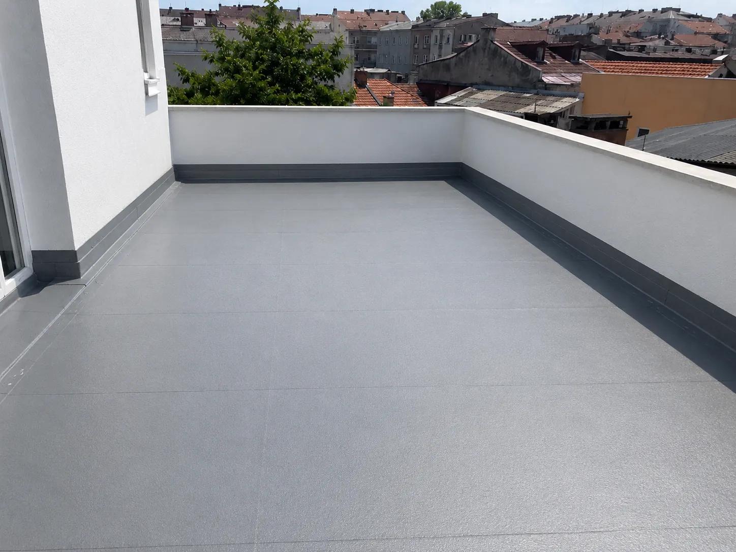 çatı İsı yalıtımı sonrası teras çatı teslim görünümü