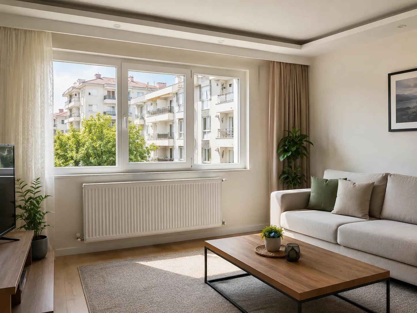 dış cephe yalıtımı sonrası daire teslim görünümü