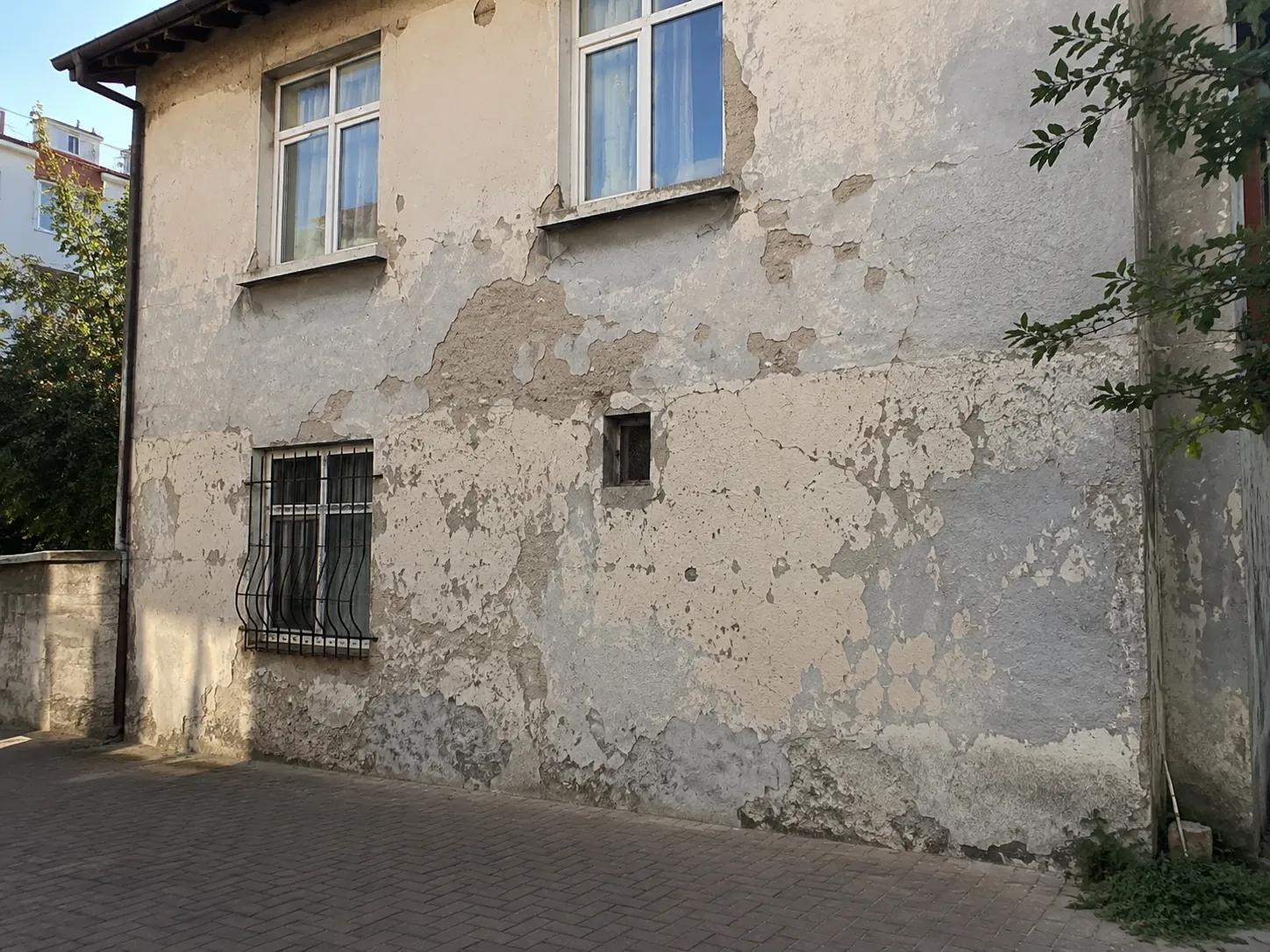 mineral sıva öncesi dış yüzey görünümü