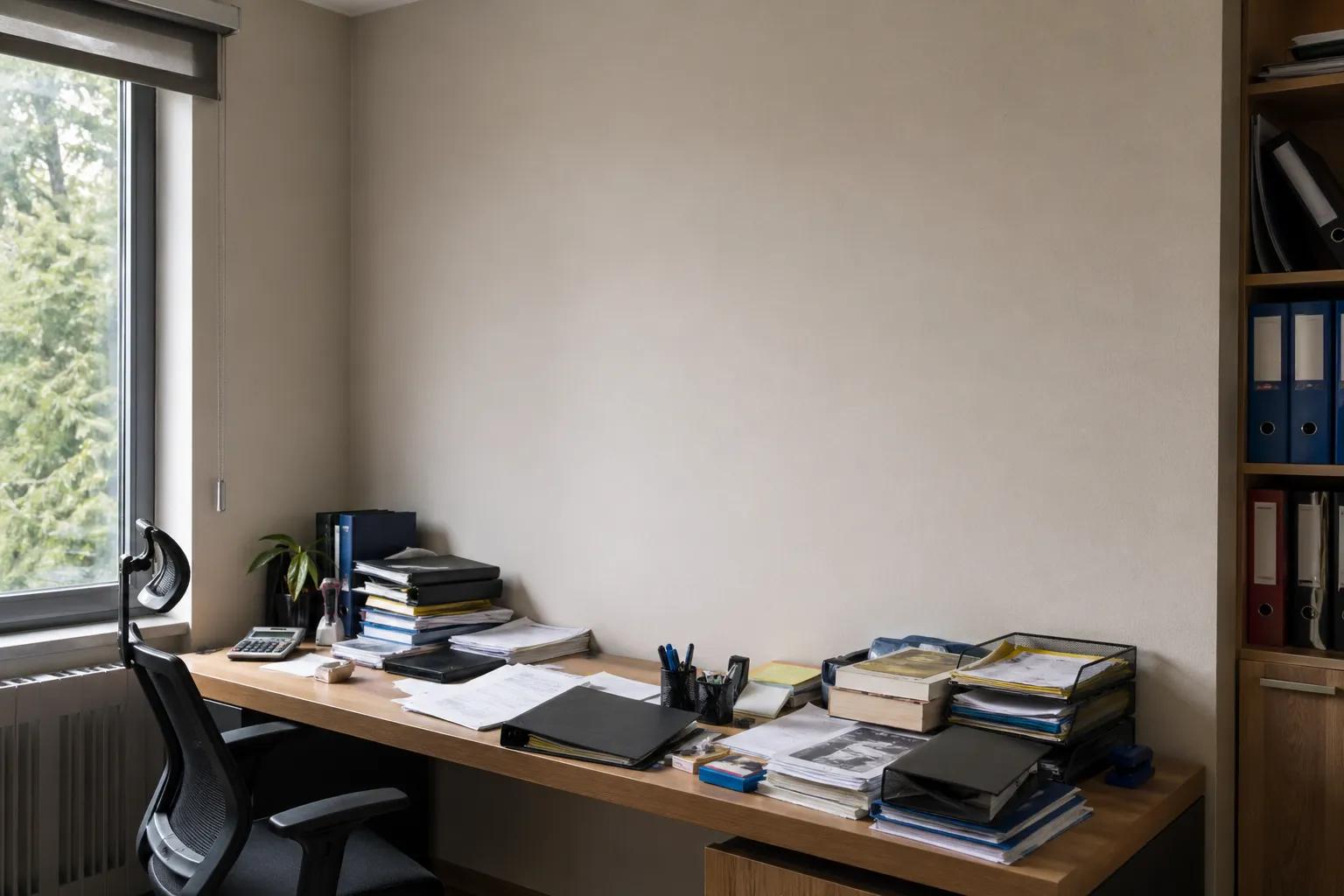 Boş ofis duvarı