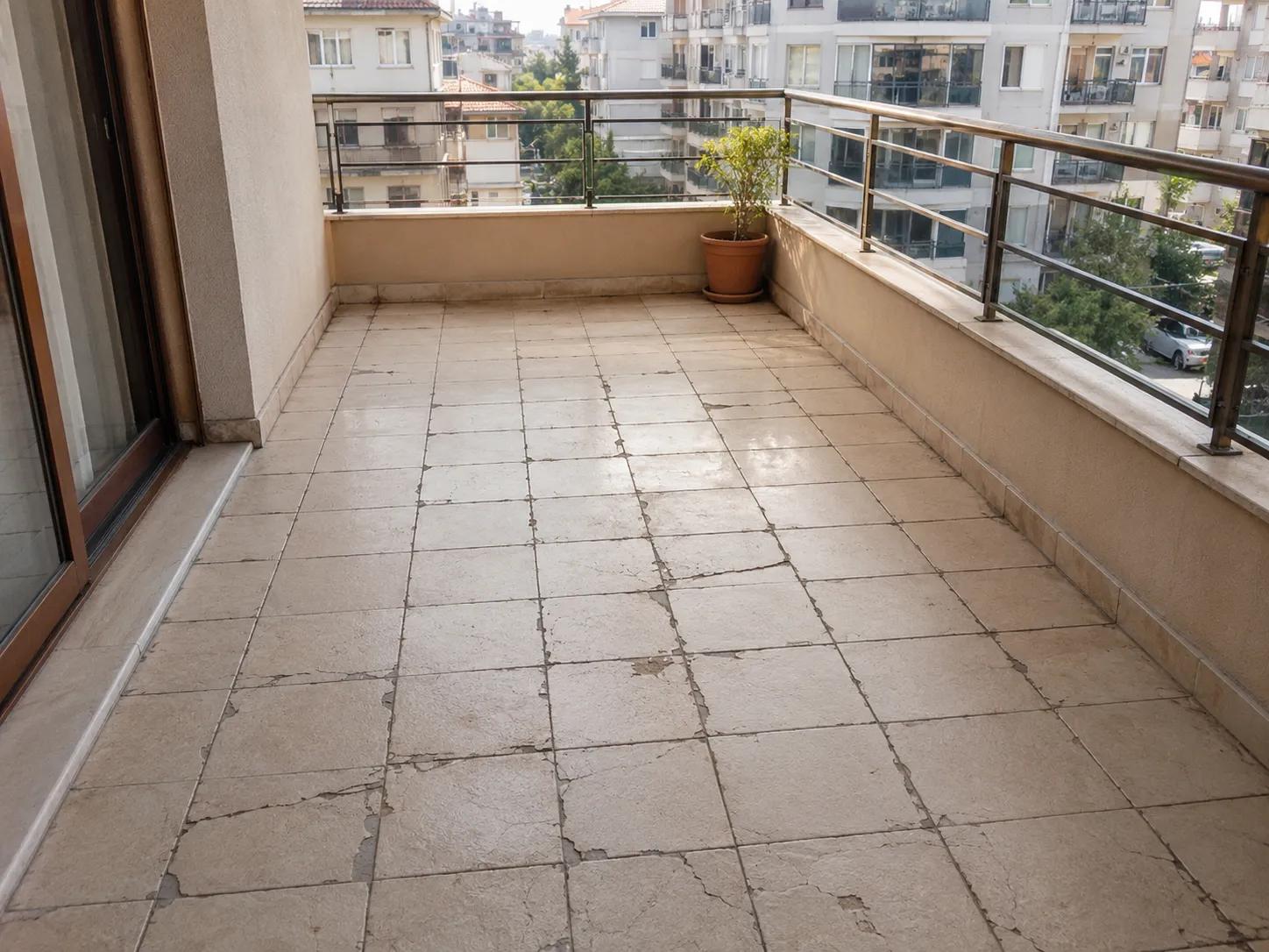 Eski balkon seramikleri