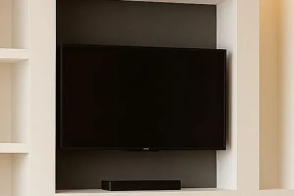 Alçıpan tv ünitesi ve bölme duvar tasarımları