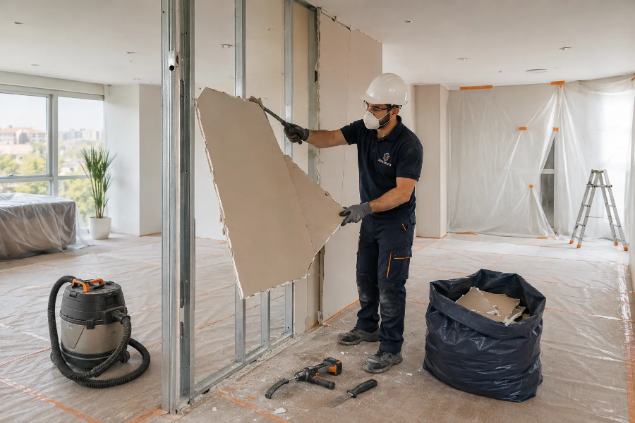 Alçıpan Bölme Ve Tavan Yıkımı Uygulamaları
