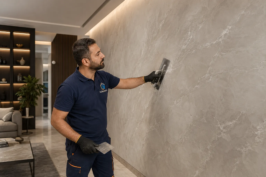 İtalyan Boya Uygulamaları – Dekoratif, Planlı İç Cephe Efektleri