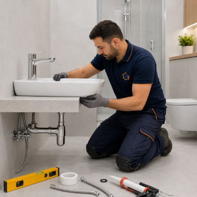 lavabo montajı