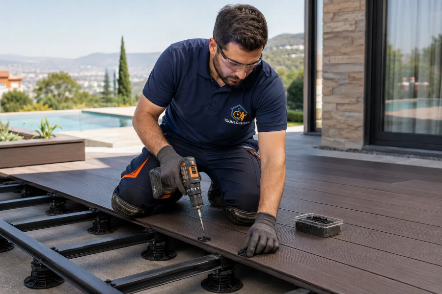 Pvc Deck Döşeme Uygulamaları